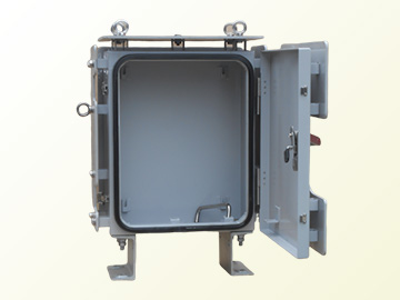 FRP製遮熱板付カメラ電源ボックス
